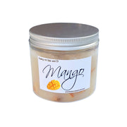 MANGO | Salz-Öl-Körperpeeling mit echten Blüten 200ml & 450ml | für den Verkauf