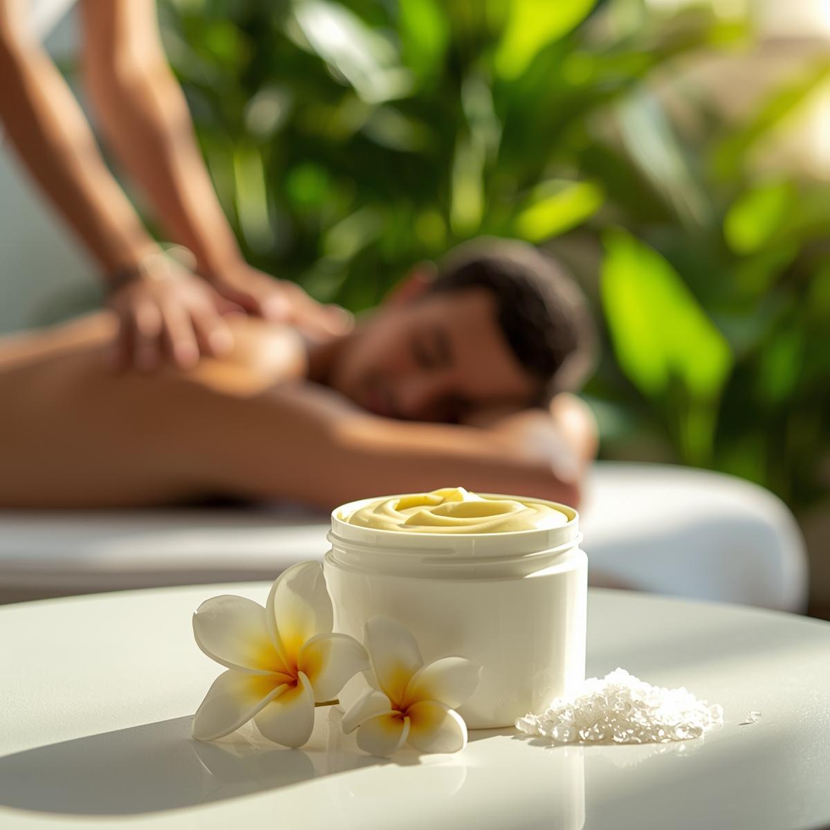 FRANGIPANI SHEABUTTER Peelingcreme | Für Lomi-Lomi-, Wellness- & Spa-Anwendungen