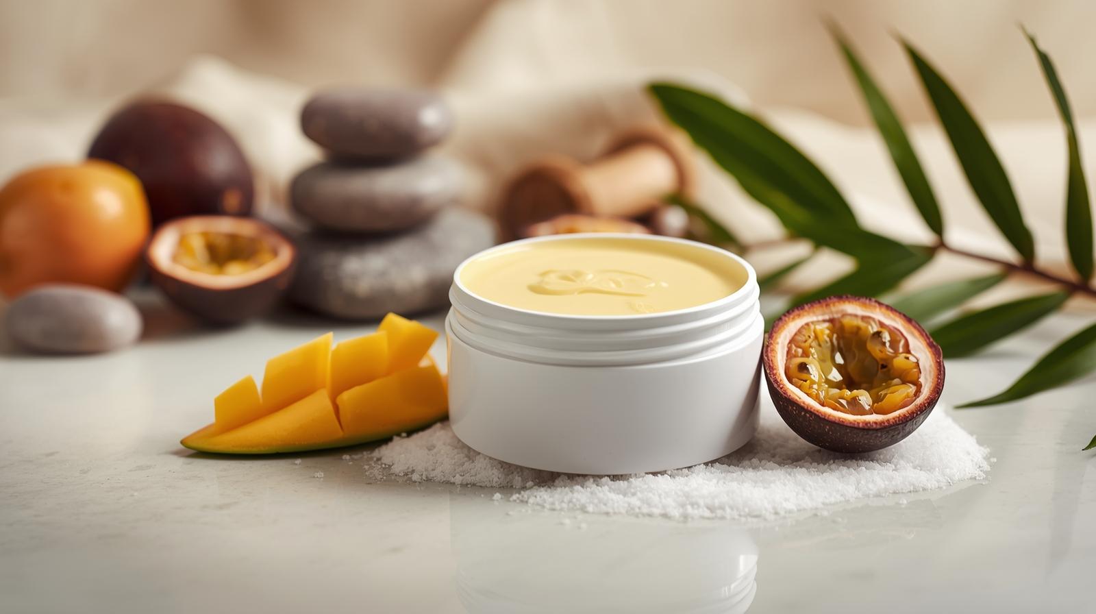 MANGO-MARACUJA Sheabutter Peelingcreme | für fruchtige Frische