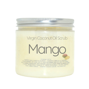 MANGO -Virgin Coconut Oil Scrub– Kaltgepresstes Kokosöl-Peeling für zarte Haut 200ml