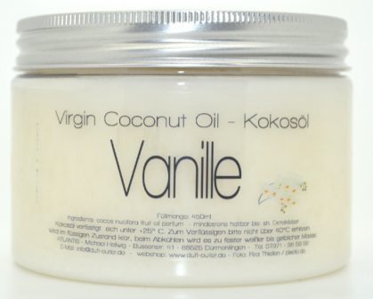 VANILLE | Kokosöl | Virgin Coconut Oil | Kabinenware für Profis (200 ml - 5000ml)
