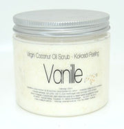 VANILLE | Virgin Coconut Oil Scrub | Kokosöl-Peeling | Kabinenware (200ml – 5000ml)