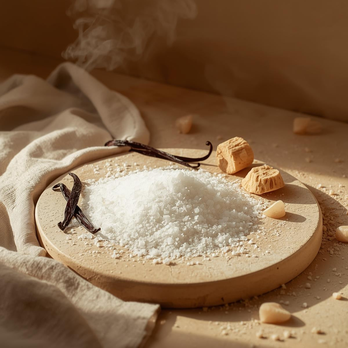 VANILLE & SANDELHOLZ – Sauna Peeling Salz | Meersalz | Saunasalz 250g, 650g