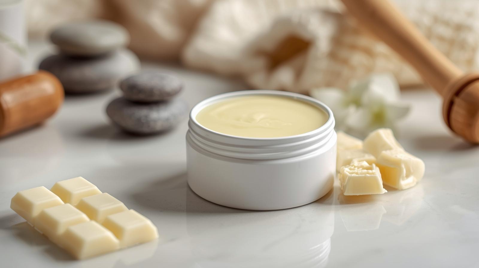 WEIßE SCHOKOLADE Sheabutter Balsam | Kabinenware (200ml - 5000ml)